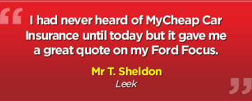 Mr T. Sheldon Testimonial for My Cheap Car Insurance